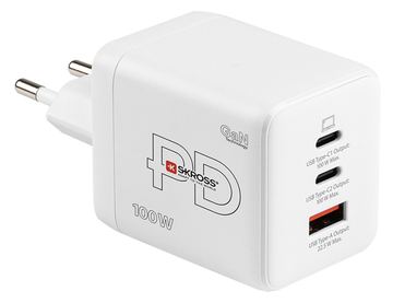 SKROSS Power Charger 100W GaN Combo EU von LumaTech