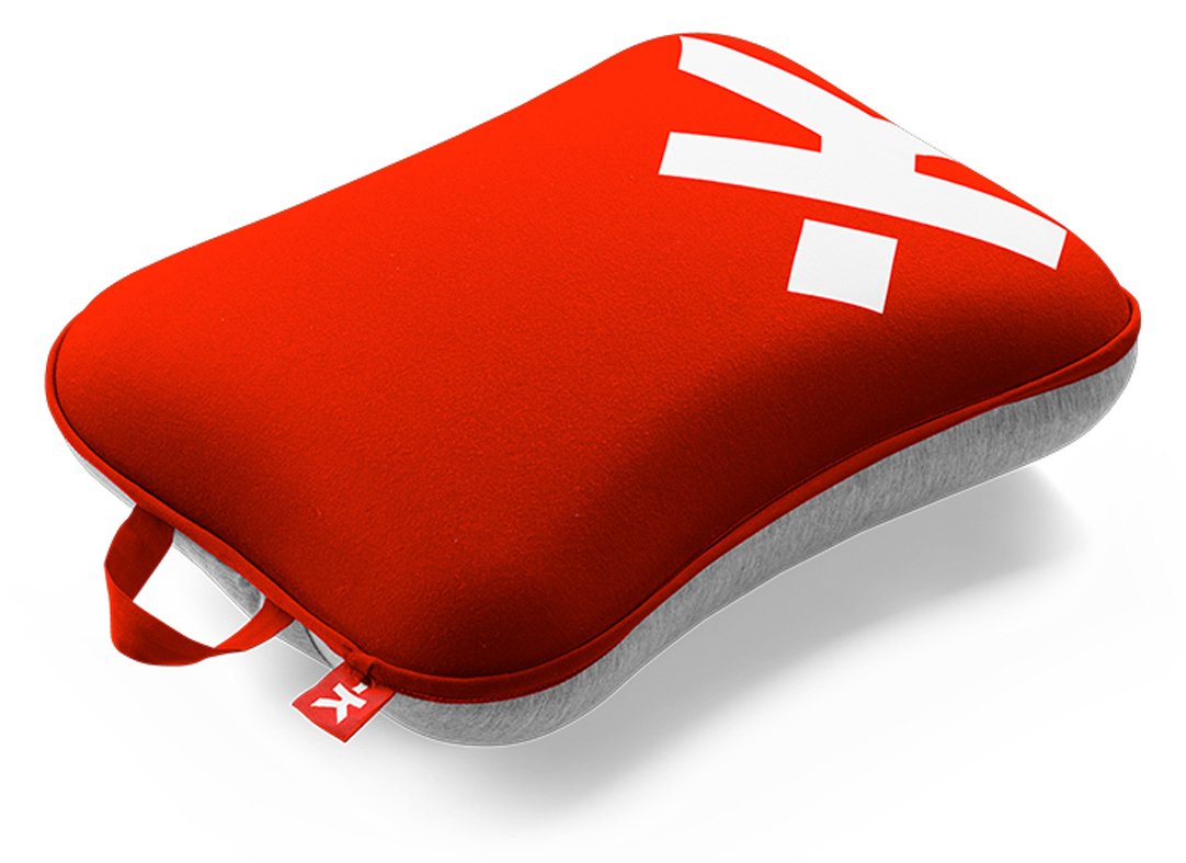 SKROSS Travel Pillow Red White