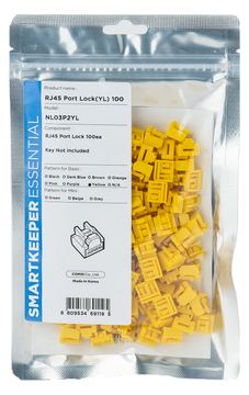 Smart Keeper BasicRJ45 Port Blocker gelb 100 Stk. von LumaTech