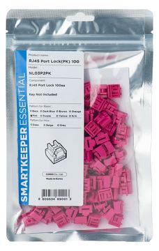 Smart Keeper BasicRJ45 Port Blocker pink 100 Stk. von LumaTech