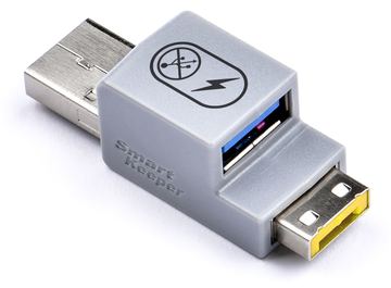 Smart Keeper BasicUSB-A Port Smart Data Blocker gelb von LumaTech