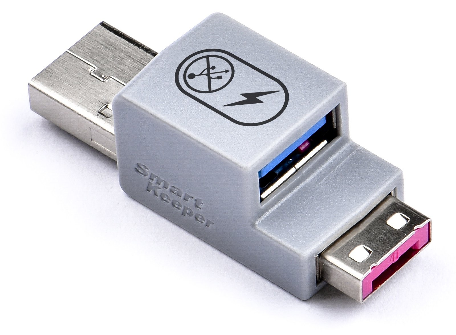 Smart Keeper BasicUSB-A Port Smart Data Blocker pink