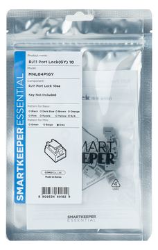 Smart Keeper MiniRJ11 Port Blocker grau 10 Stk. von LumaTech