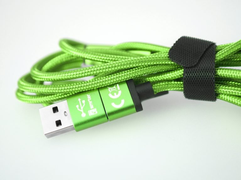 smrter Hydra ULTRA 5in1 Nylon-Ladekabel green retail - Kabel - Digital/Daten