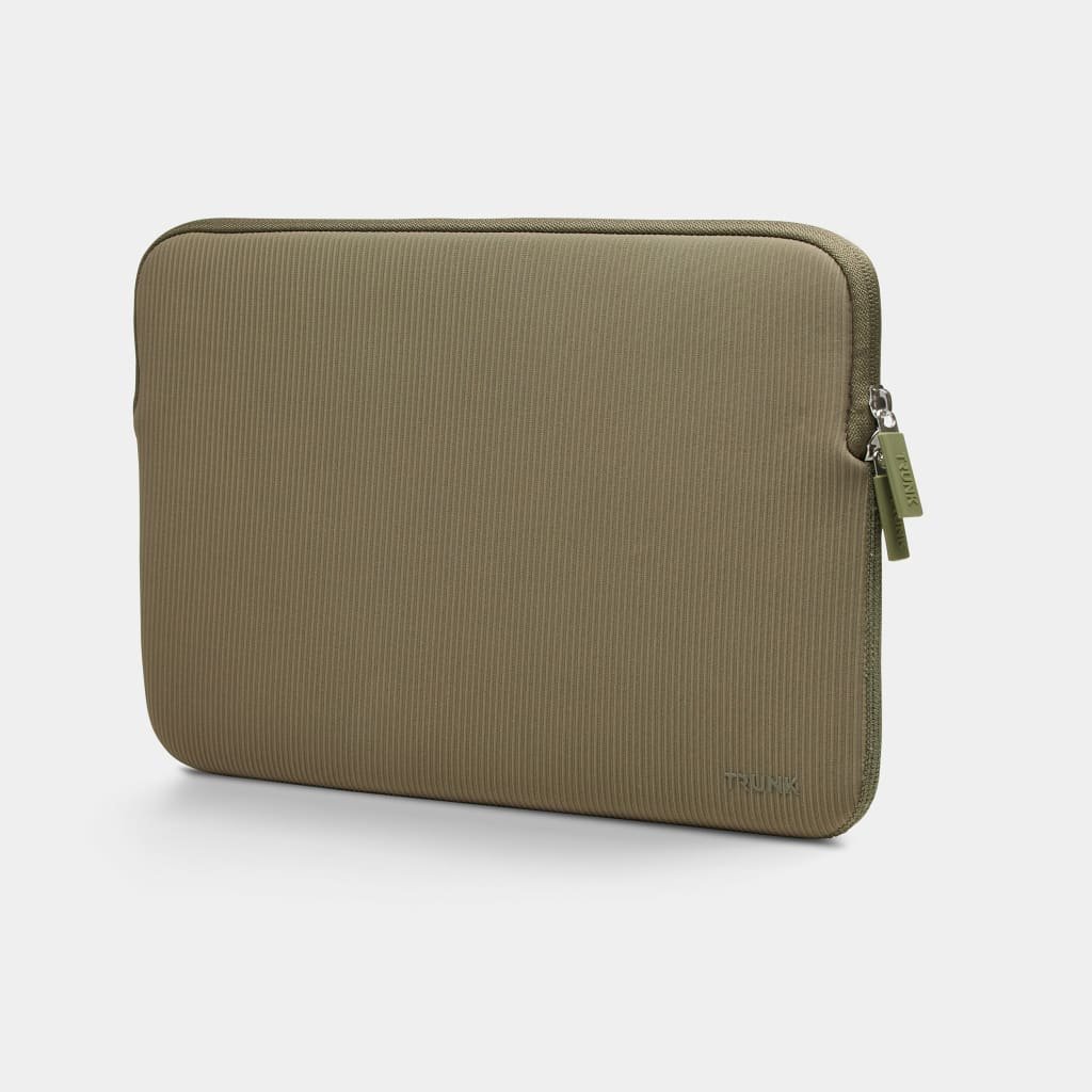 Sneakpeek Textile Neopren Sleeve gerippt für MacBook Air/MacBook Pro 13 grün