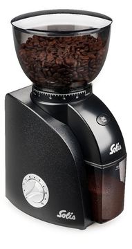 SOLIS Scala Zero Static - Mühle mit Mahlwerk - 300 g - Edelstahl - Schwarz - Silber - ABS Synthetik - 135 W von LumaTech