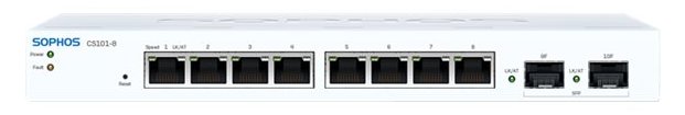 Sophos CS101-8 - Switch - managed - 8 x 10/100/1000 + 2 x Gigabit SFP