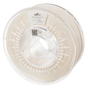 Spectrum Filaments 3D Filament ABS Smart 1.75mm Polar White weiß 1kg von LumaTech