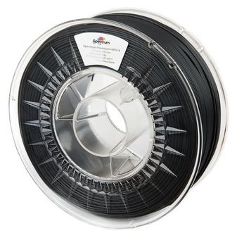 Spectrum Filaments 3D Filament HIPS-X 1.75mm Deep Black Schwarz 1kg von LumaTech