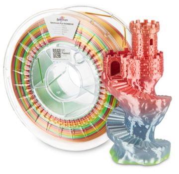 Spectrum Filaments Filament· PLA SILK Rainbow· FUSION· 1.75mm· 1kg von LumaTech