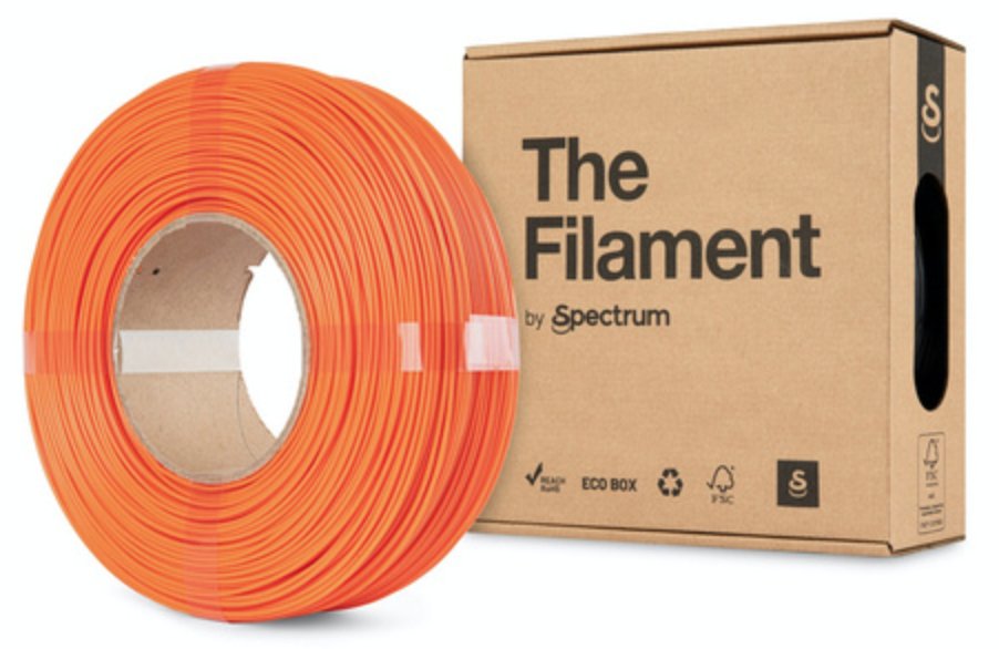 Spectrum Filaments The Filament· ReFill PLA· MACHINERY ORANGE· 1.75mm· 1kg