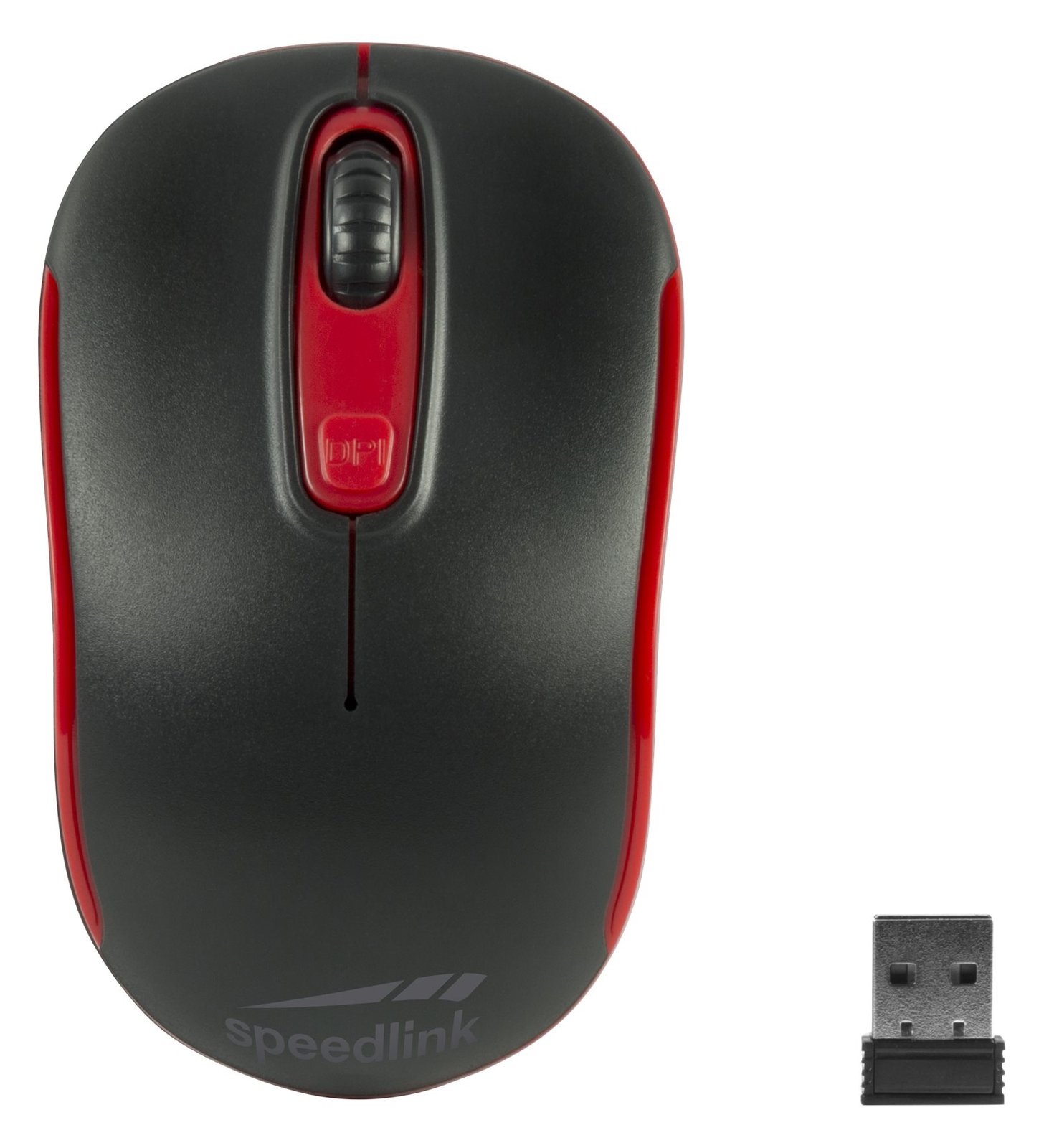 SPEEDLINK Ceptica - Maus - rechts- und linkshändig - 3 Tasten - kabellos - 2.4 GHz - kabelloser Empfänger (USB)