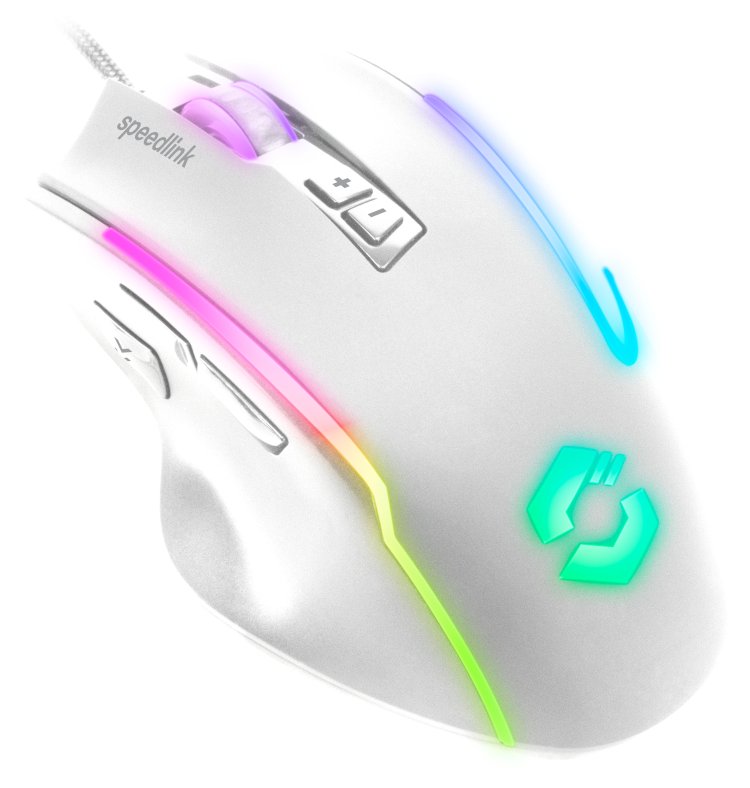 SPEEDLINK Gaming Maus DECUS USB weiß retail