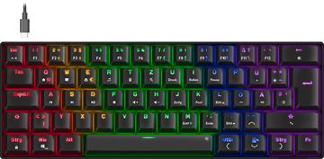 SPEEDLINK Gaming Tastatur ATMOS RGB Mechanische retail - Tastatur - TL: Deutsch, QWERTZ von LumaTech