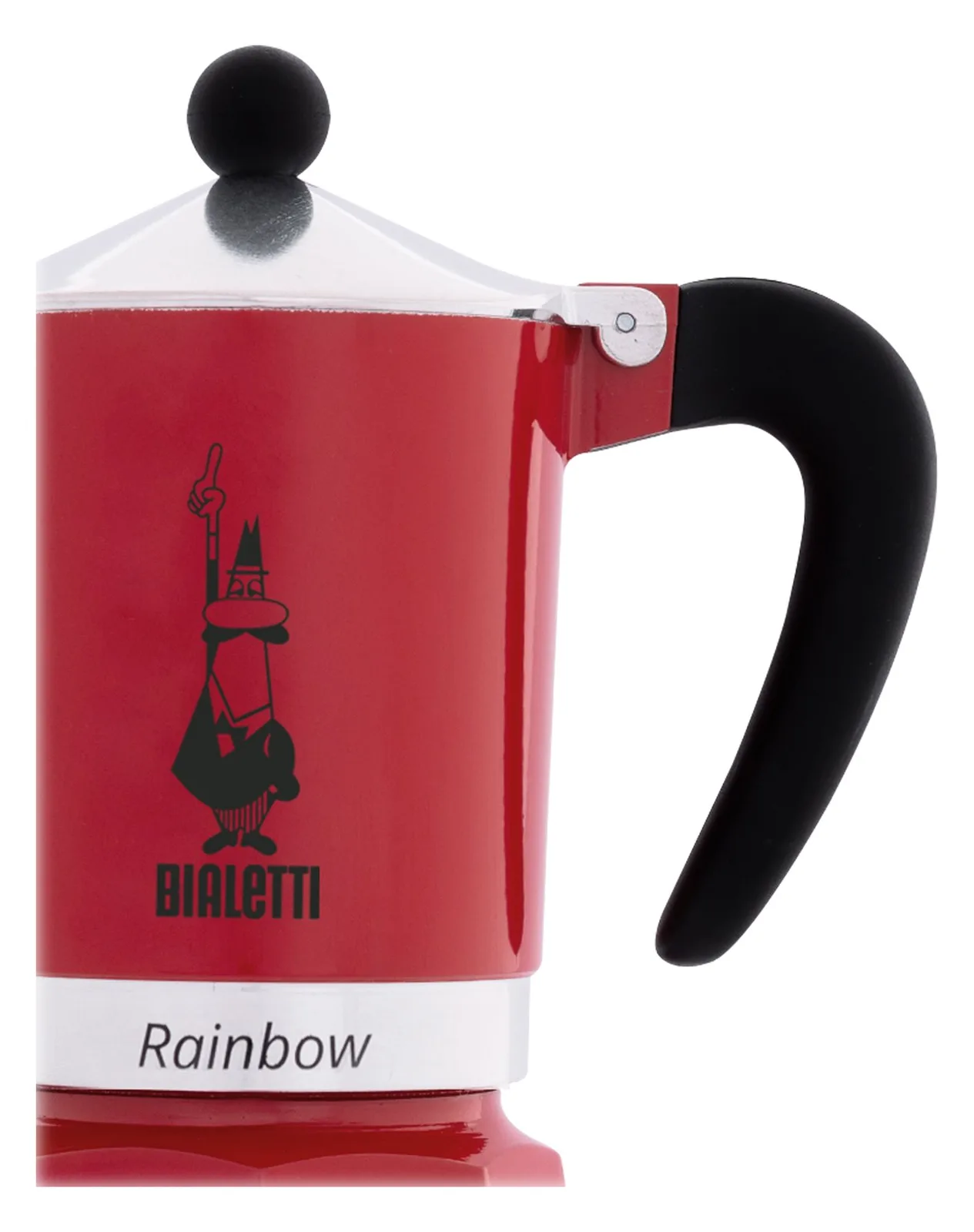 Bialetti Rainbow - Kaffeemaschine - Rot, Ansicht 3