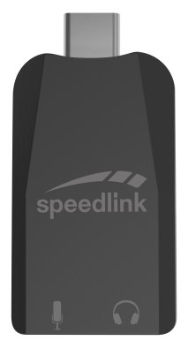 SPEEDLINK VIGO USB-C Soundkarte schwarz - Soundkarte