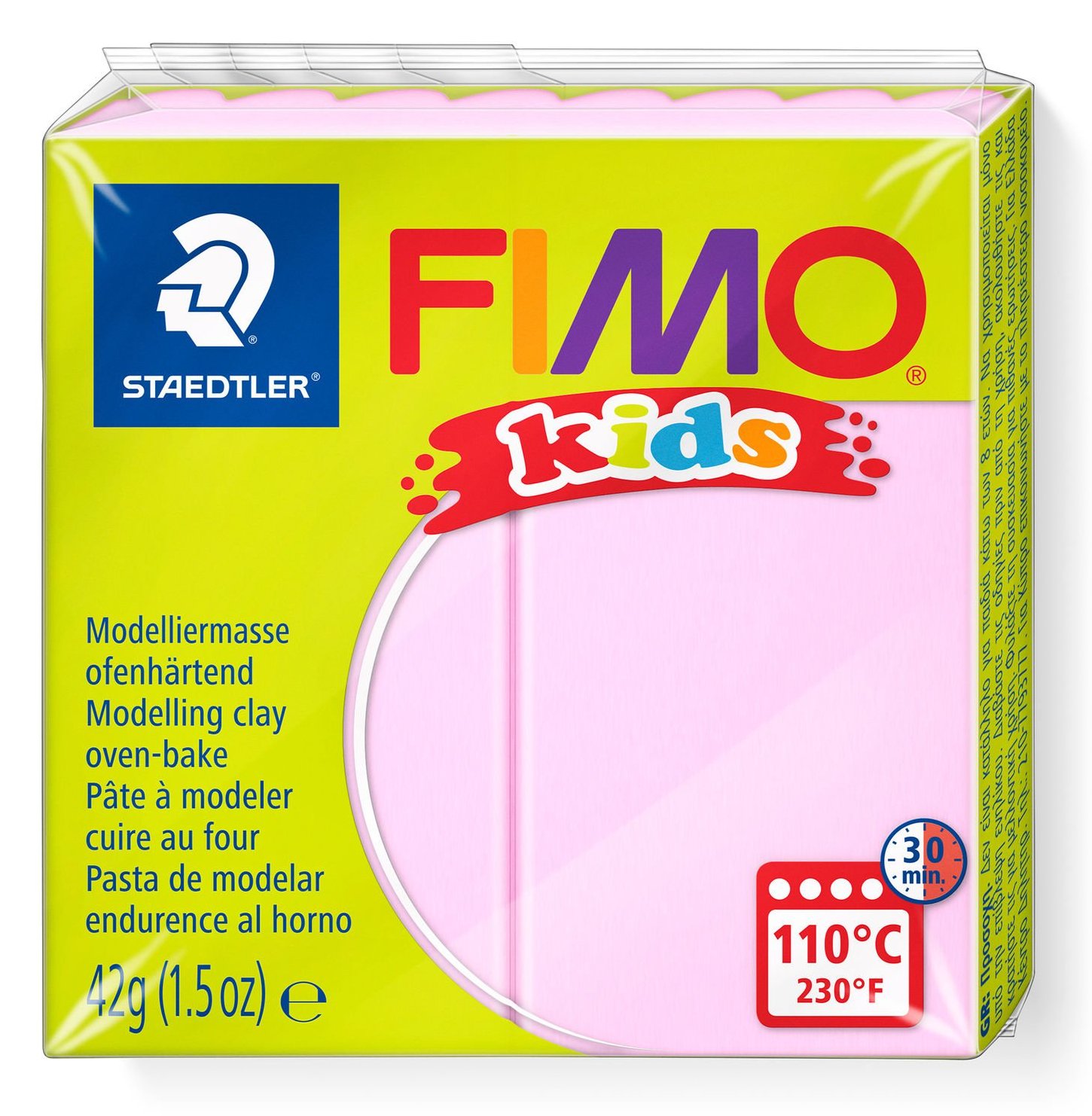 STAEDTLER FIMO 8030 - Modellierton - Pink - Kinder - 1 Stück(e) - Light pink - 1 Farben
