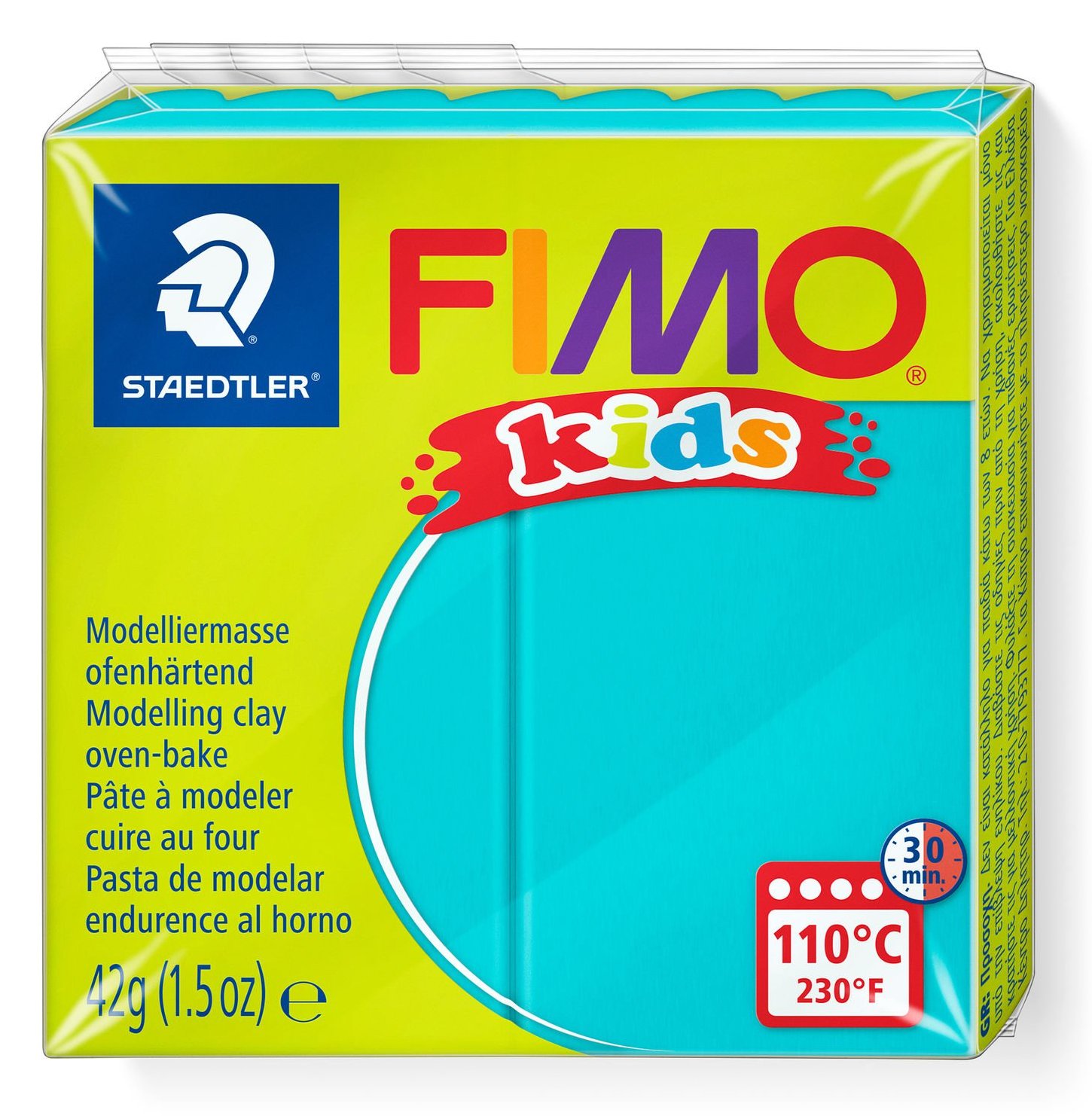 STAEDTLER FIMO 8030 - Modellierton - Türkis - Kinder - 1 Stück(e) - 1 Farben - 110 °C