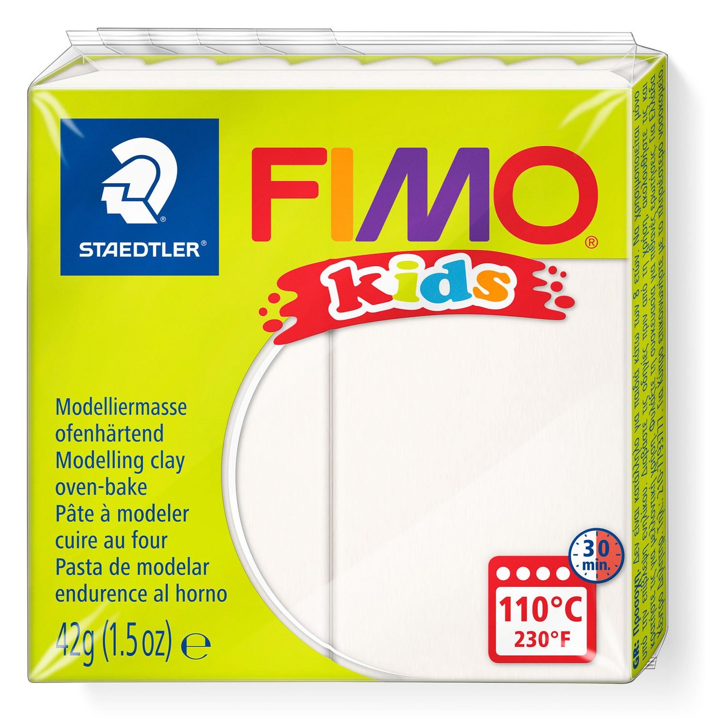 STAEDTLER FIMO 8030 - Modellierton - Weiß - Kinder - 1 Stück(e) - 1 Farben - 110 °C