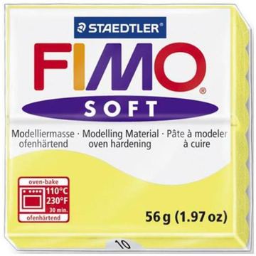 STAEDTLER FIMO soft - Modellierton - Gelb - 110 °C - 30 min - 56 g - 55 mm von LumaTech