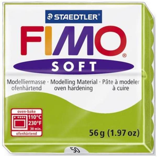 STAEDTLER FIMO soft - Modellierton - Grün - 110 °C - 30 min - 56 g - 55 mm