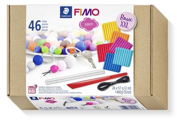 STAEDTLER FIMO SOFT Modelliermasse-SetBasic XXL 46-teilig 57890828 von LumaTech