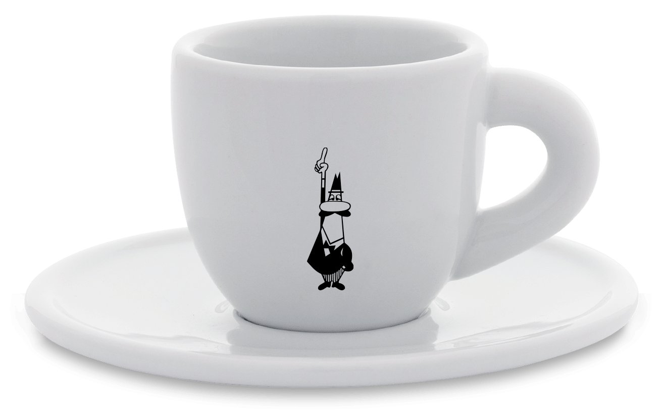 Bialetti Y0TZ097 - Eins/Eine(r) - 0,08 l - Weiß - Porzellan - Kaffee - Rund