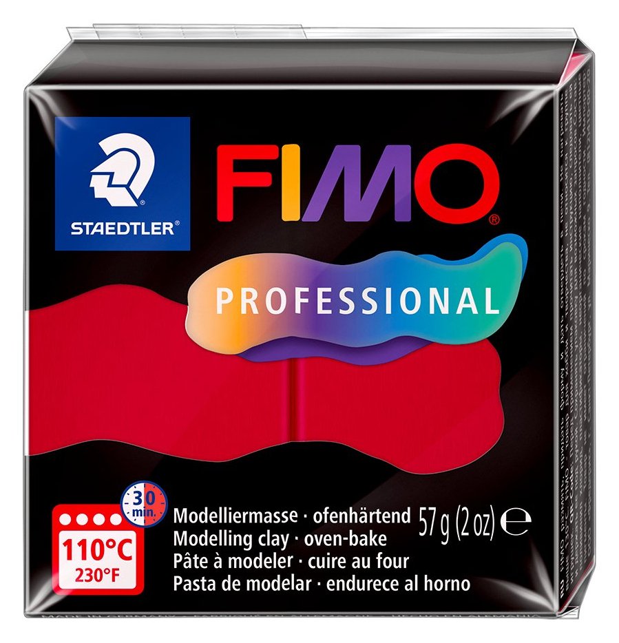 STAEDTLER Mod.masse Fimo prof 57g karmin