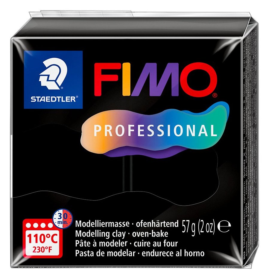 STAEDTLER Mod.masse Fimo prof 57g schwarz
