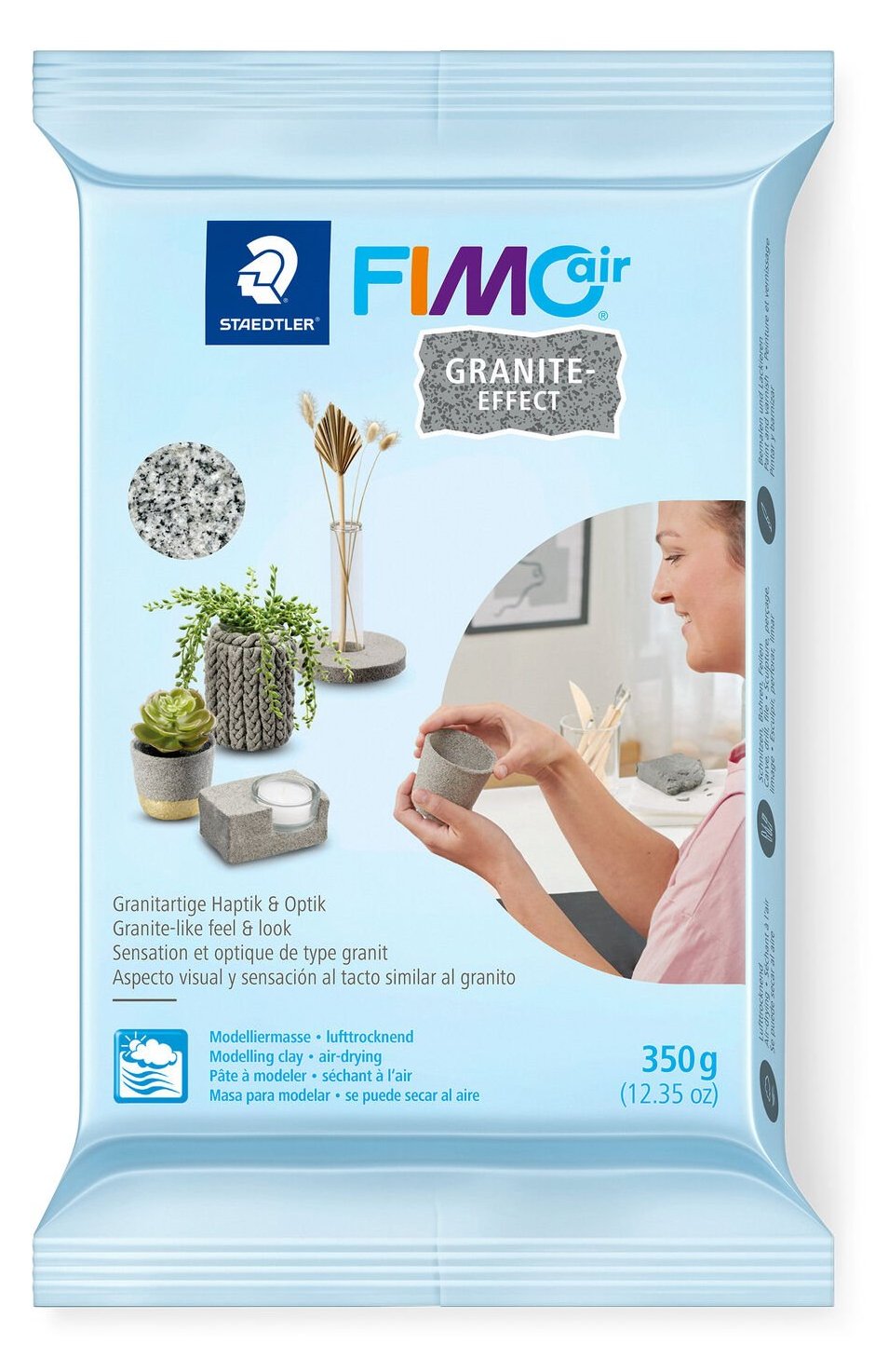 STAEDTLER Modeller FIMO AIR granit-effect 350g grå
