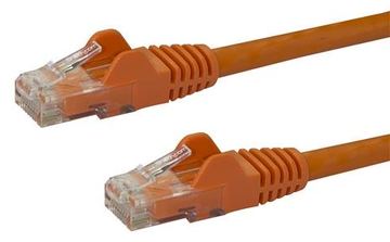 StarTech.com 0,5m Cat6 Snagless RJ45 Ethernet Netzwerkkabel - Orange - 50cm Cat 6 UTP Kabel - Netzwerkkabel - RJ-45 (M) von LumaTech