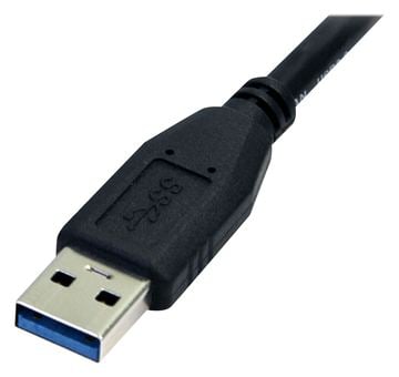 StarTech.com 0,5m USB 3.0 A auf Micro B Kabel - St/St - Schwarz - 50cm SuperSpeed USB 3.0 Anschlusskabel von LumaTech