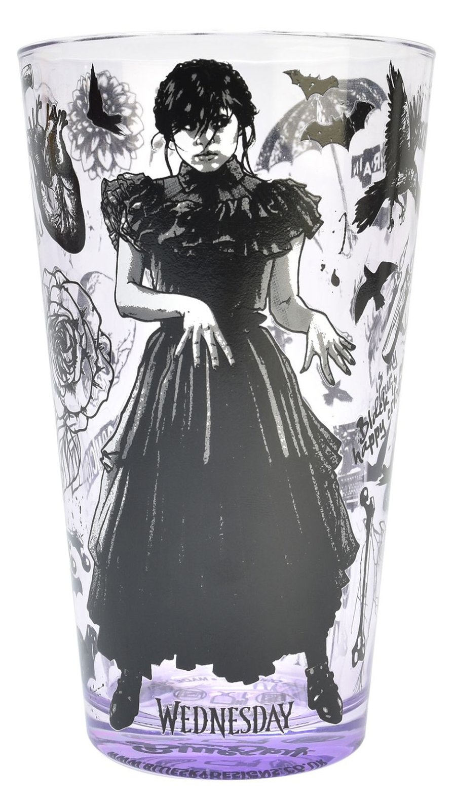 BLUE SKY Wednesday - Glas Tumbler 460ml