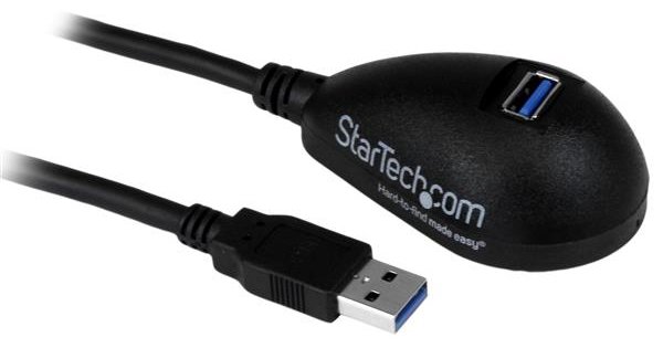 StarTech.com 1,5m SuperSpeed USB 3.0 Desktop Verlängerungskabel / Dockingkabel - Stecker / Buchse - Schwarz