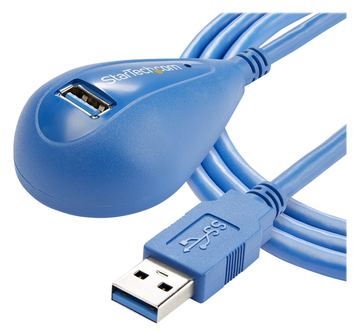 StarTech.com 1,5m SuperSpeed USB 3.0 Verlängerungskabel / Dockingkabel - Blau - Stecker / Buchse - USB von LumaTech