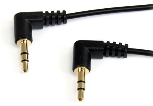 StarTech.com 1,8m 3,5mm rechts gewinkeltes Stereo Audiokabel von LumaTech