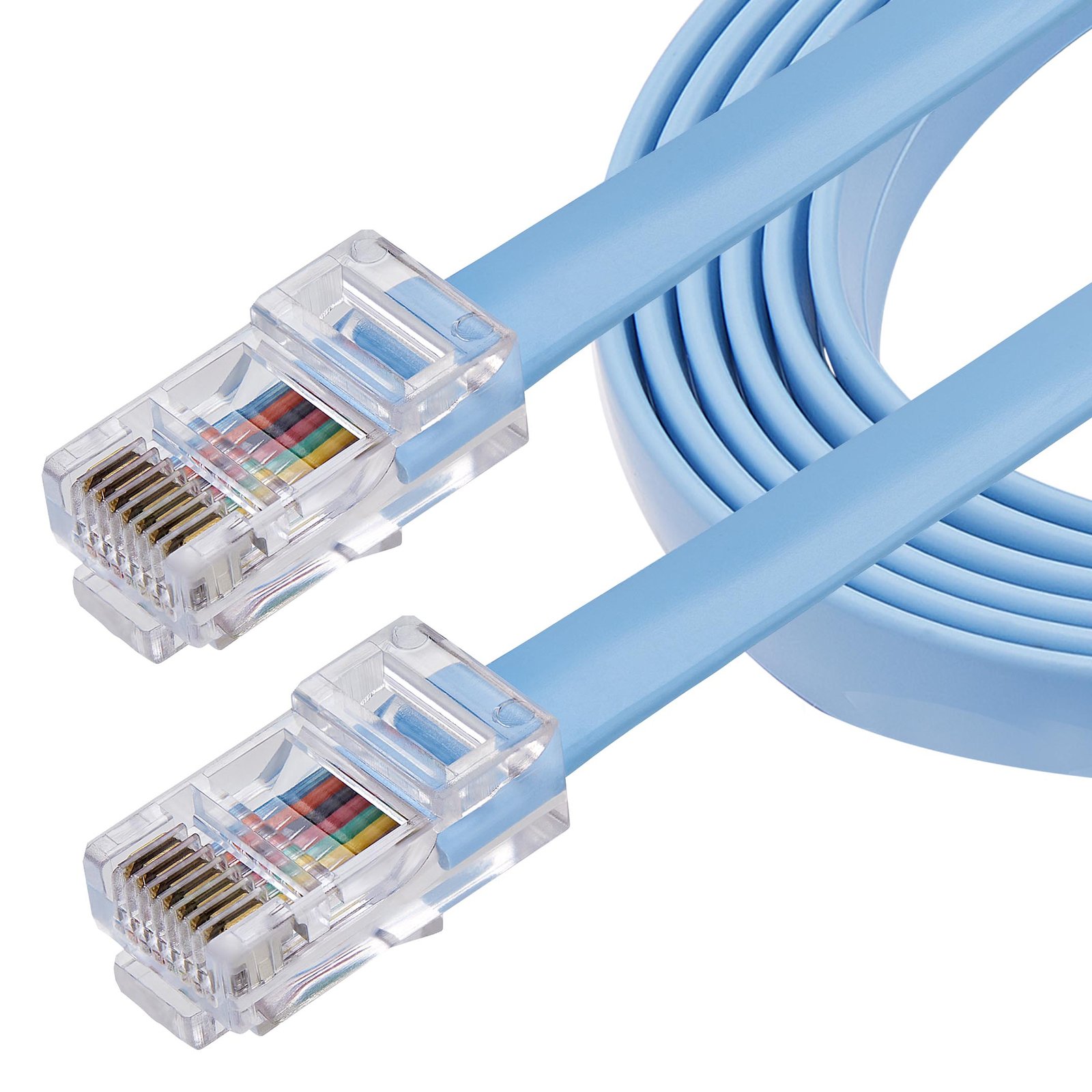 StarTech.com 1,8m Cisco Konsolen Rollover-Kabel – RJ45 Ethernet Stecker/Stecker - Netzwerkkabel - RJ-45 (M)