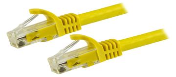 StarTech.com 1.5m CAT6 Ethernet Cable, 10 Gigabit Snagless RJ45 650MHz 100W PoE Patch Cord - Gelb von LumaTech