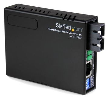 StarTech.com 10/100 Mbit/s Ethernet LWL / Glasfaser Multi Mode Medienkonverter SC 2km von LumaTech