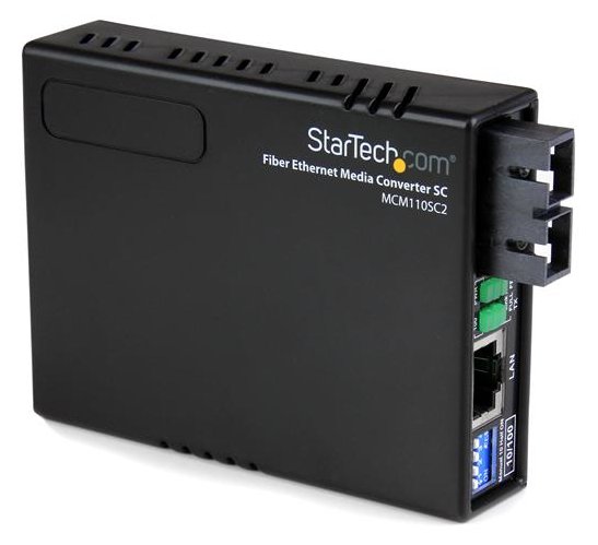 StarTech.com 10/100 Mbit/s Ethernet LWL / Glasfaser Multi Mode Medienkonverter SC 2km