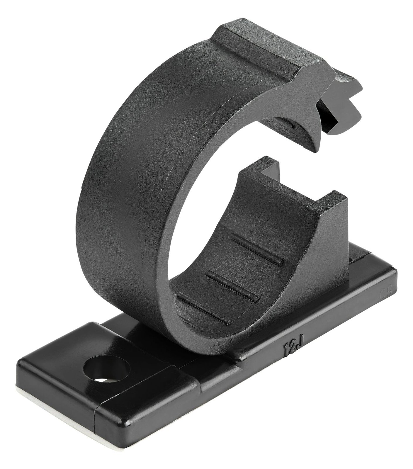 StarTech.com 100 Selbstklebende Kabelklemmen Groß - PC Kabelmanagement/Kabelhalterung - Kabel Organisator