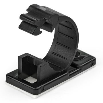 StarTech.com 100 Selbstklebende Kabelklemmen Mittel - PC Kabelmanagement/Kabelhalterung - Kabel Organisator von LumaTech