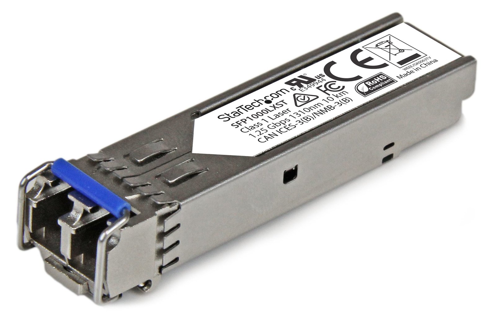 StarTech.com 1000BASE-LX - Gigabit Transceiver - LC Fiber - MSA Compliant - 10 km - Gigabit SFP Modul - Single Mode SFP