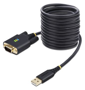 StarTech.com 10ft (3m) USB to Serial Adapter Cable, Interchangeable DB9 Screws/Nuts, COM Retention, USB-A to DB9 RS232 von LumaTech