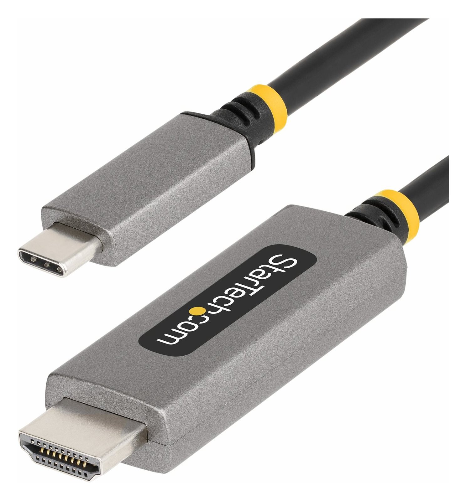 StarTech.com 10ft (3m) USB-C to HDMI Adapter Cable, 8K 60Hz, 4K 144Hz, HDR10, USB Type-C to HDMI 2.1 Video Converter