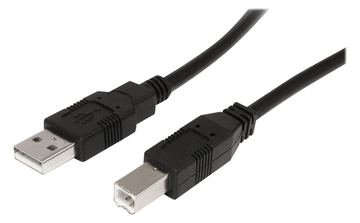 StarTech.com 10m Aktives USB 2.0 A auf B Kabel - USB Anschlusskabel - Stecker/Stecker - Schwarz - USB-Kabel - USB (M) von LumaTech