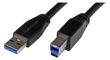StarTech.com 10m Aktives USB 3.0 USB-A auf USB-B Kabel - USB A zu USB B Anschlusskabel - USB 3.1 Gen 1 (5 Gbit/s) von LumaTech