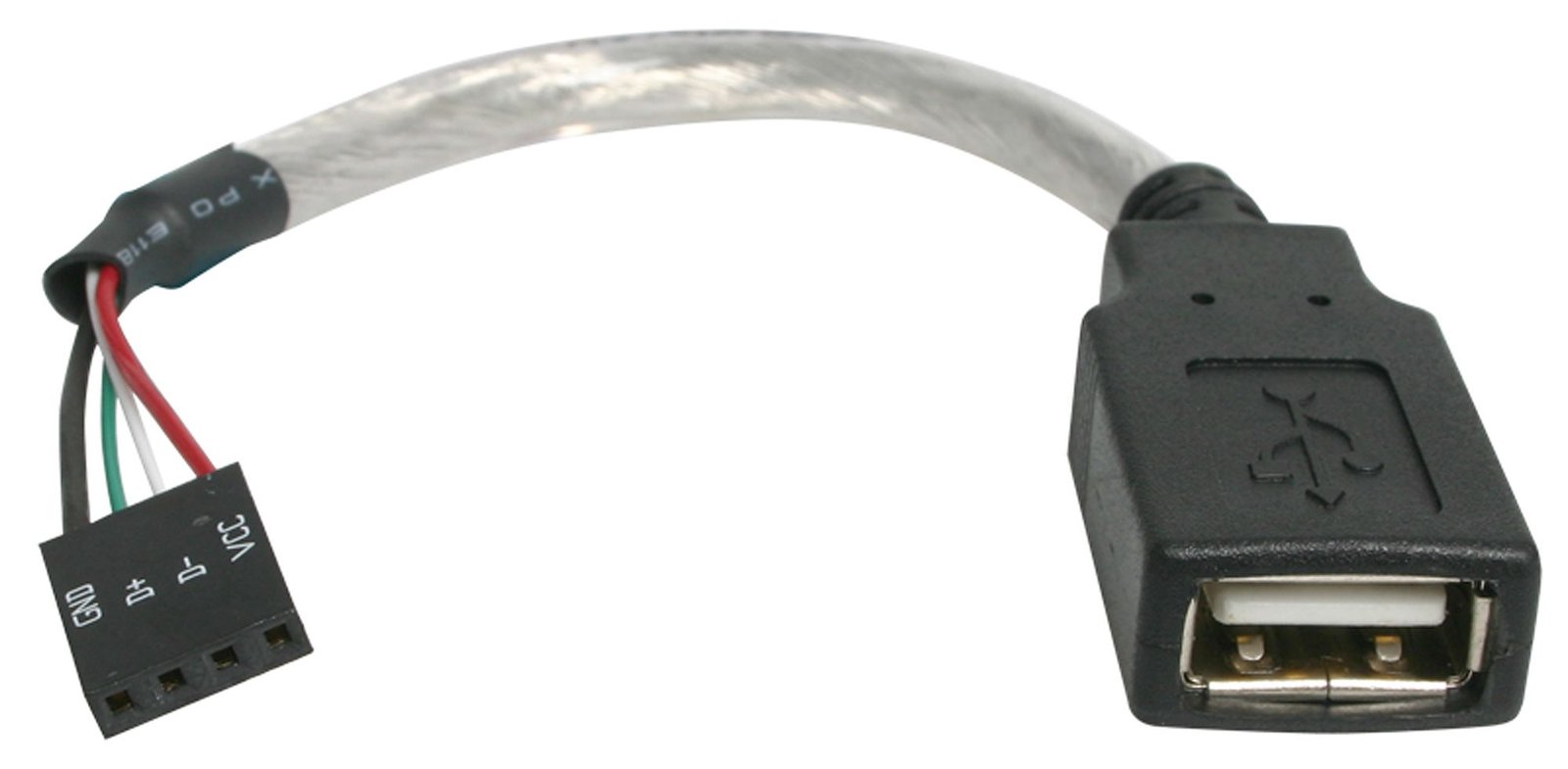 StarTech.com 15 cm USB 2.0 Kabel - USB A-Buchse auf USB Mainboard 4pin Header - Buchse/Buchse - USB Pinheader Kabel