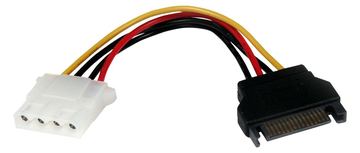 StarTech.com 15cm SATA auf LP4 Stromadapter - Bu/St - Netzteil - SATA-Stromstecker (M) von LumaTech