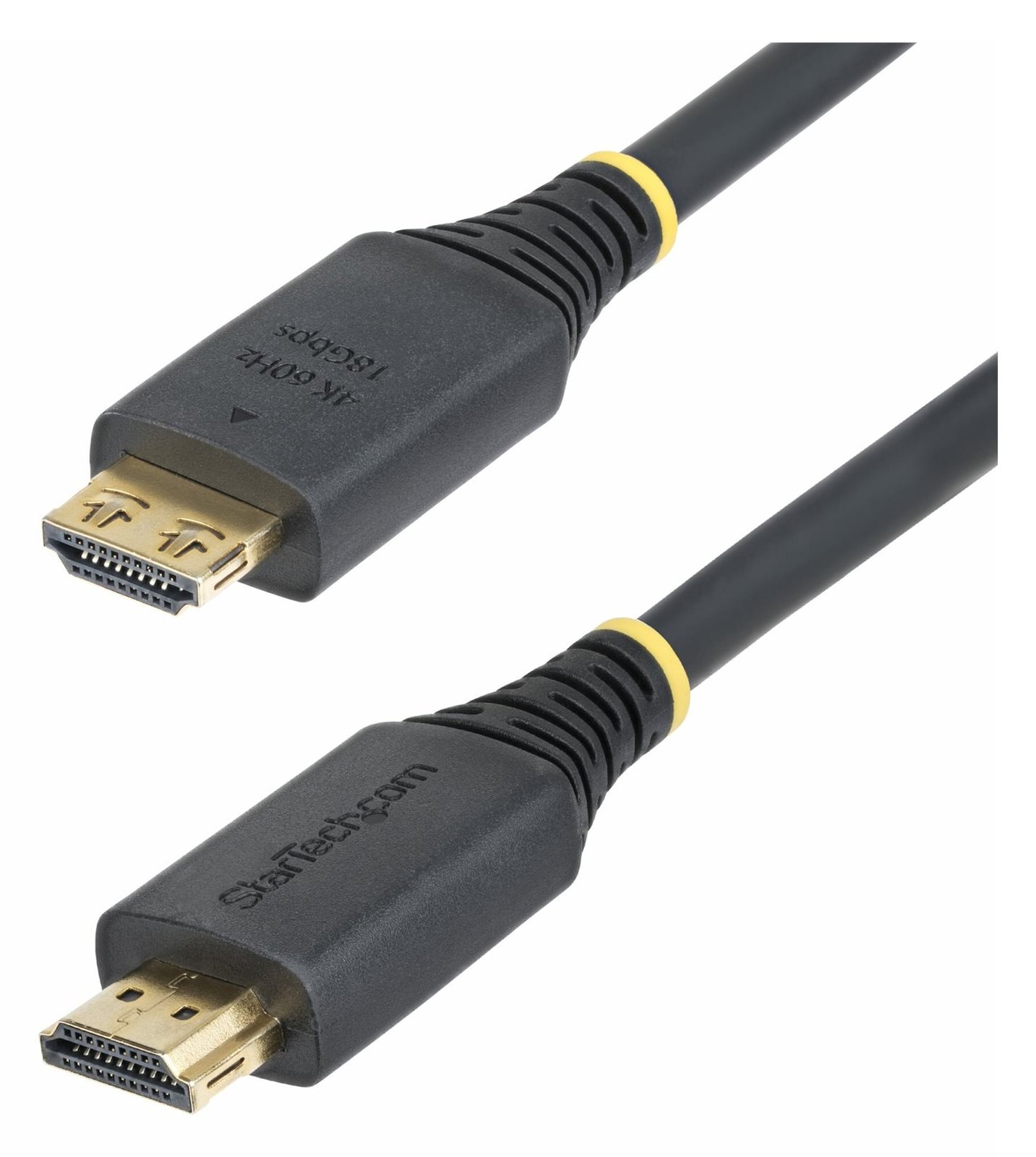 StarTech.com 15ft High Speed HDMI Cable w/Gripping Connectors, 4K 60Hz
